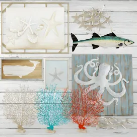 Marine decorative set pier